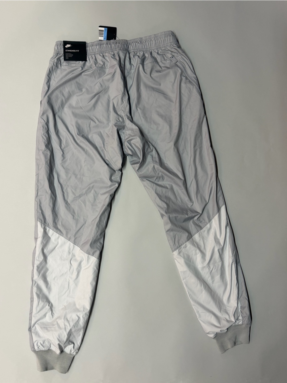NWT Nike Men Pants Light Gray Windbreaker Jogger 898403 012 Size M - Picture 5 of 10
